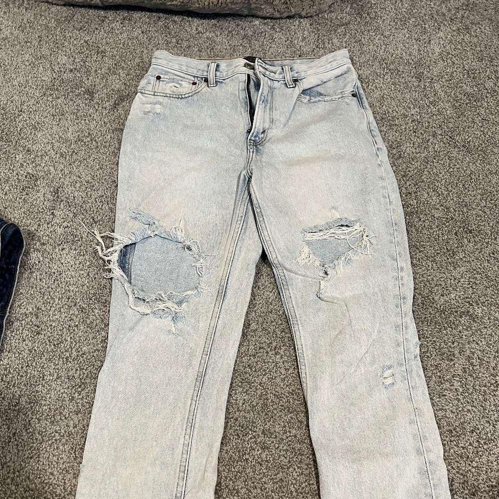 Abercrombie High Rise Mom Jeans
